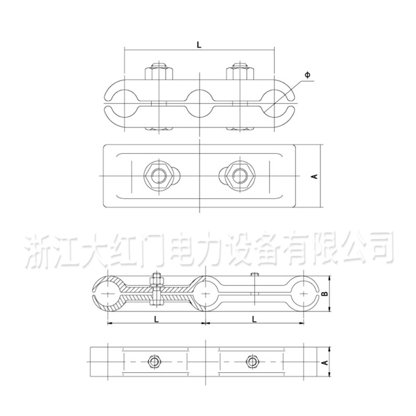 MSJ型三分裂軟母線間隔棒
